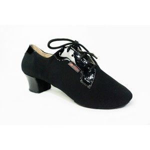 NEW Aida Men's Standard  Smooth Shoes ballroom dancing size 26.5 black laced